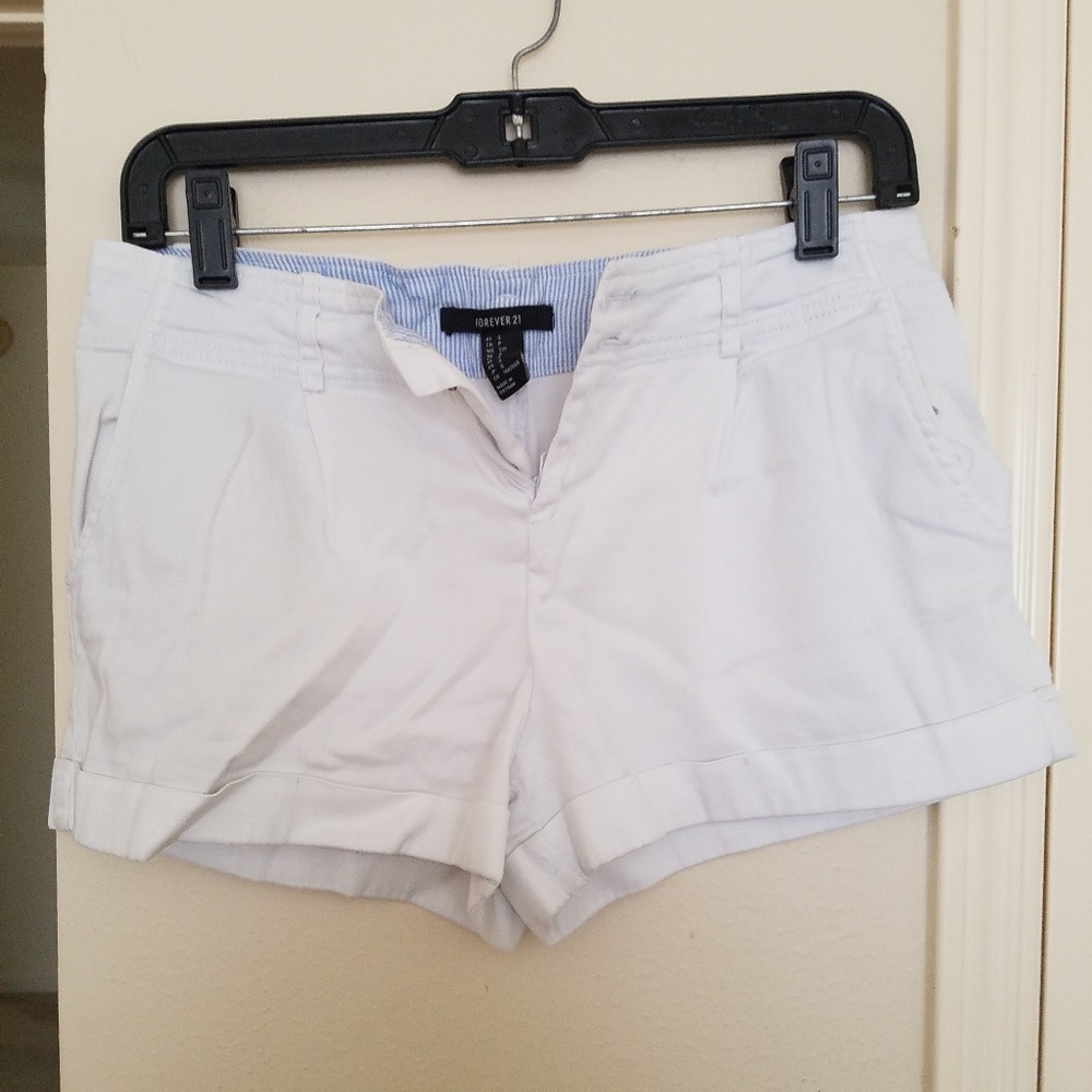 Forever21 White Shorts